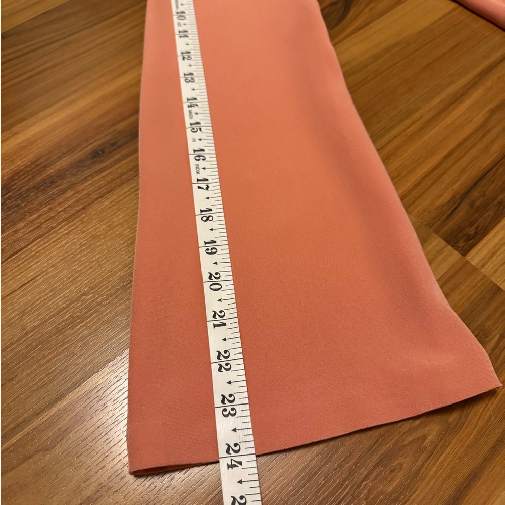 Elizabeth and James Silk Shift Dress Size 2 Coral Minimalist Chic Quiet Luxury - Picture 11 of 11